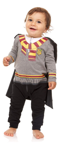 Harry Potter Infant Baby Boy Commper Bodysuit Y Cape Cape Ba