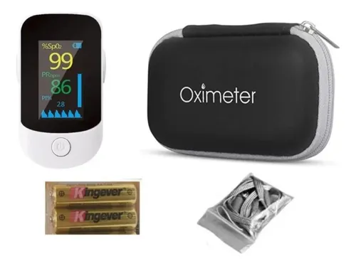 comprar Oxímetro Digital Con Estuche Protector, Colgante Y Pilas 