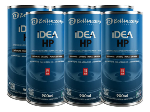 Idea Hp Impermeabilizante Bellinzoni 6 Unidades 900ml