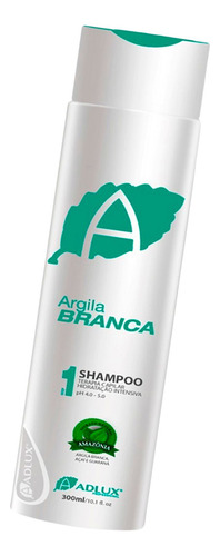 Hidratação Adlux Shampoo Limpeza Diaria Argila Branca 500ml