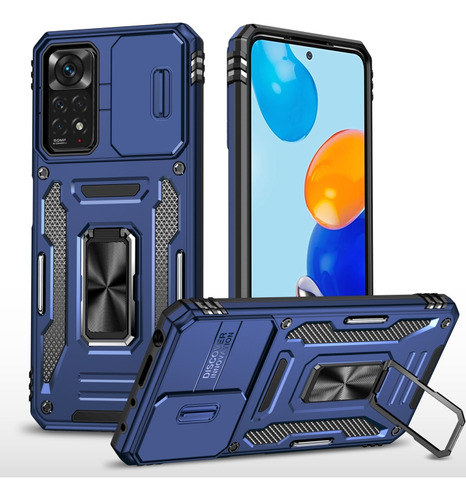 Funda Jun Case + Mica 9d Para Redmi Note 12 Pro 4g