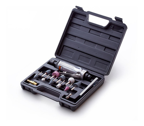 Amoladora Neumatica Recta + Juego Piedras Montadas Bremen