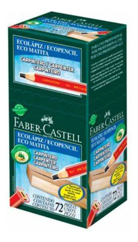 Lapiz Para Carpinteria Faber Castell X 72 Unidades