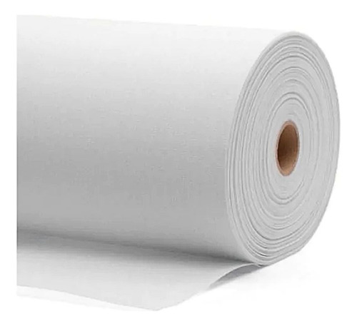 Entretela Bdo 61 Bordado Firorella 90cm X 100m Rasgo Fácil Cor Branco