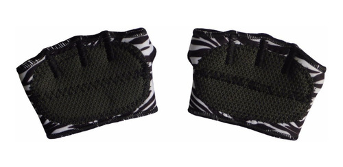 Imagem 3 de 6 de Luva Zebrinha Feminina Neoprene - Musculação - Academia
