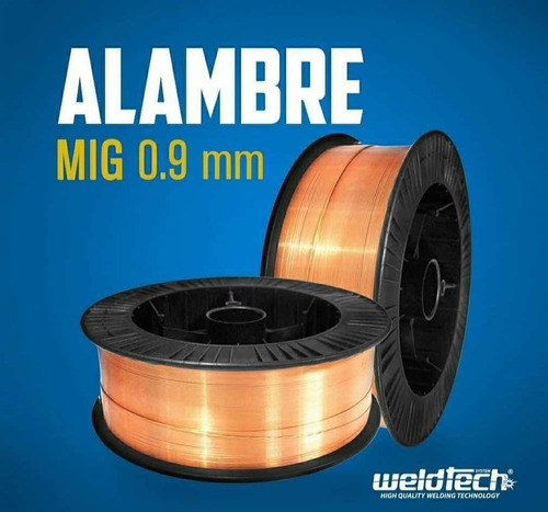 Alambre Para Soldar Continua Mig Er70s6 Weld Tech