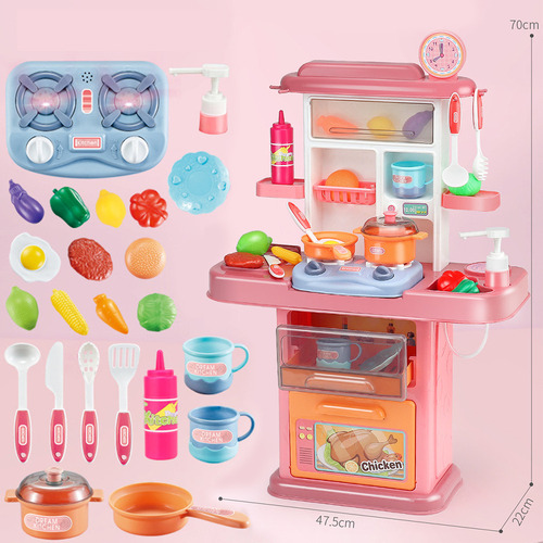 Juego Juguetes Cocina Con Sonido Y Luz, Regalo Educati