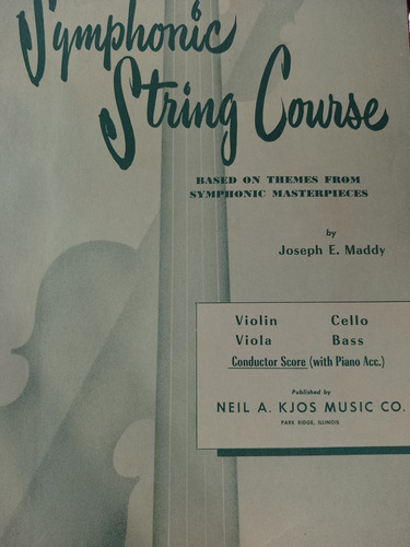 Sinfónica String Course - Violin-viola-cello-bajo/j. Maddy.