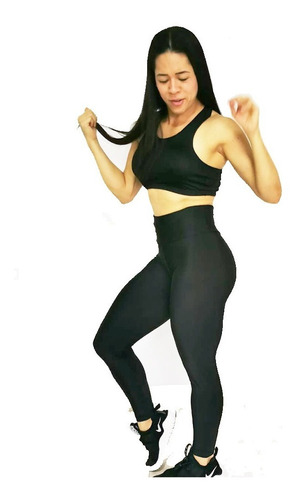 Conjunto Deportivo Licra Y Top Fit Para Dama Gym  Fitness