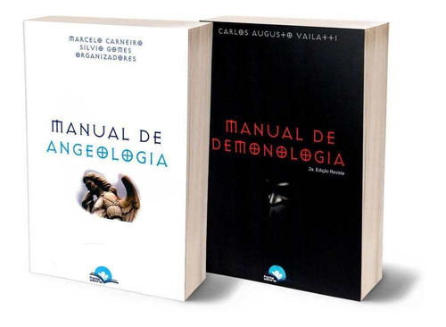 Coleção 2 Livros Sobre Angeologia E Demonologia Manual