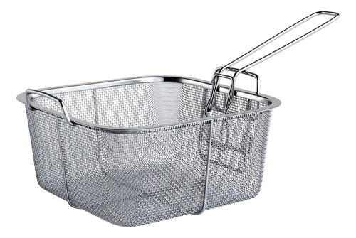 Panela Antiaderente Grande Fritadeira Com Cesto Escorredor