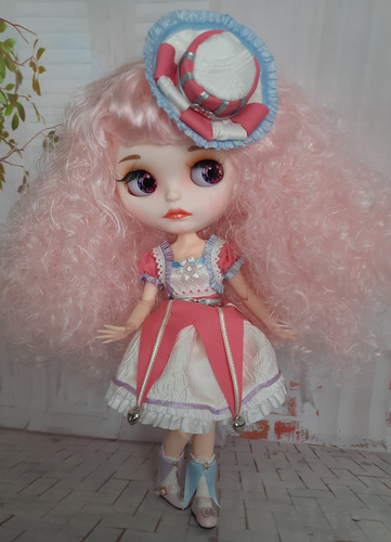 Muñeca Blythe Tbl Nueva 4 Colores Ojos Cristal Videri #001