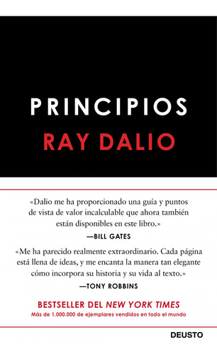 Libro Principios - Ray Dalio - Deusto - Tapa Dura