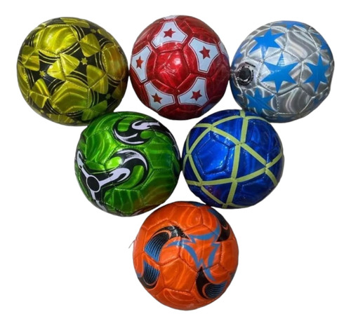 5 Balones Balon Mini #2 Juego Niños Multicolor