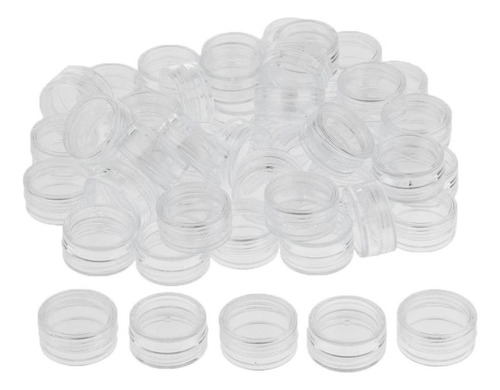 Tarro De 3 Gramos, 100 Unidades, Recipiente Para Muestras Co