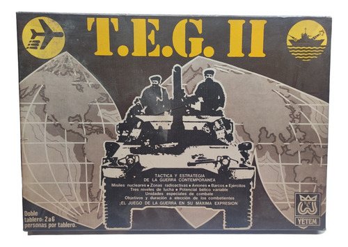 T.e.g. Ii Juego De Táctica Y Estrategia Yetem Vintage Retro