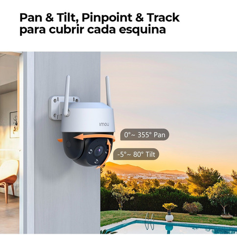 Camara Vigilancia Imou Cruiser Se+ 2mp Exterior Autotracking