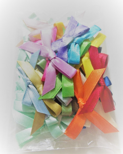 Imagen 5 de 5 de Combo De Flores En Cinta Y Tela Para Lazos, Diademas, Etc