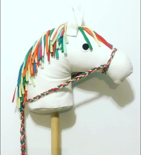 Caballito De Tela Artesanal Con Palo De Madera Varios Modelo