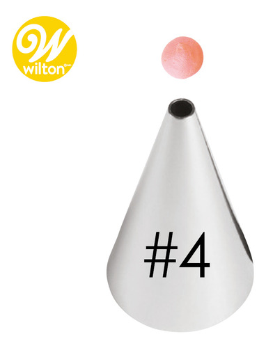 Duya Número 4 / Boquilla Redonda #4 Marca Wilton