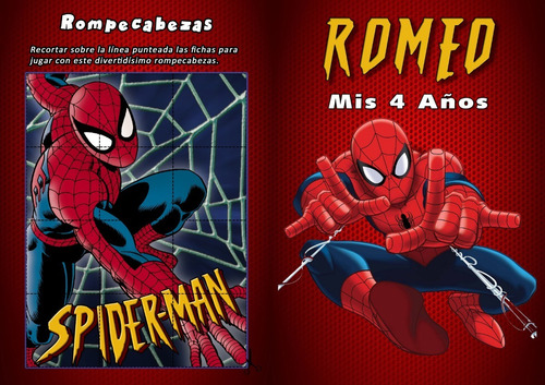 20 Libros P/pintar Super Heroes Marvel Personalizados 15x21