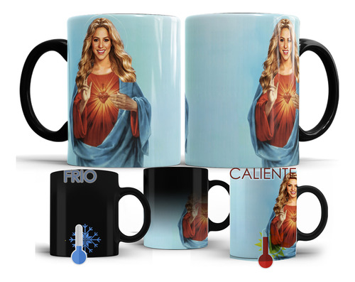 Taza Mágica De Santa Shakira Personalizada M296