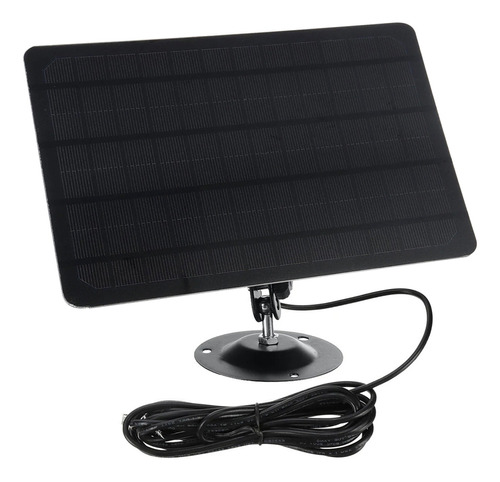 10w 5v Micro Usb Panel Solar 2000mah Rotación De 360 Grados