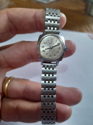 Antiguo Reloj Revue Swiss Pulsera 