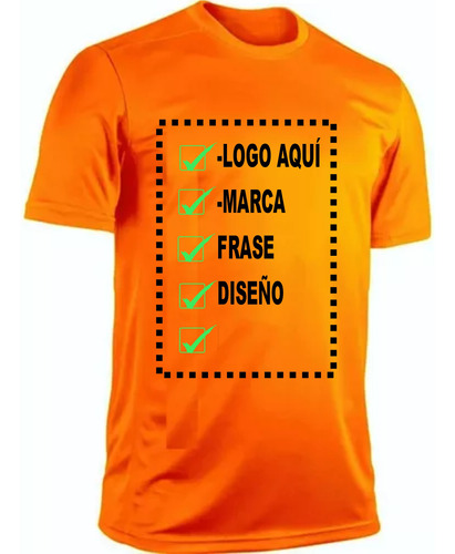 Remera Unisex Set Deportivo Logo Aquí Marca O Imagen 