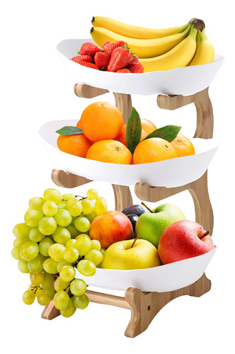 Soporte Expositor, Estante Para Platos De Fruta, Cesto Para