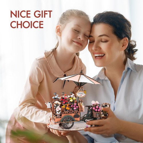 Robotime Rompecabezas 3d Para Adultos Kit De Modelo Diy Para
