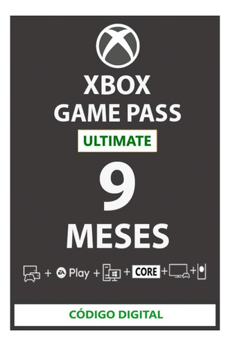 Game Pass Ultimate 9 Meses Garantizados