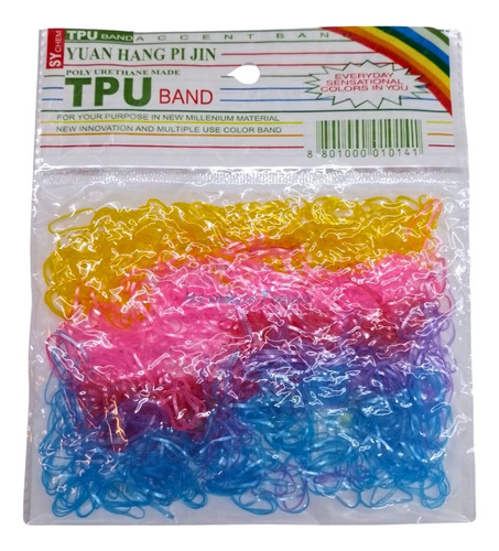 Gomitas De Colores Para Trenzas, Peinados X2, Hermoso Toque 