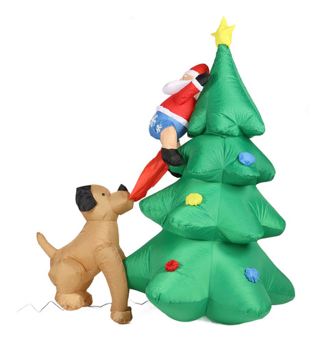 Árbol De Navidad Inflable Para Mordedura De Perro, Para Homb