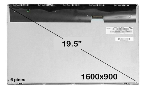Pantalla Para Todo En Uno 19.5 Led 6 Pin Hp Lenovo Acer Asus