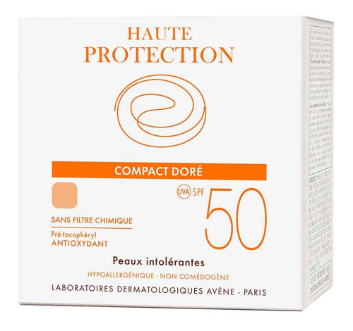 Avene Solar Spf50+ Compacto Color Dorado X 10 Gr