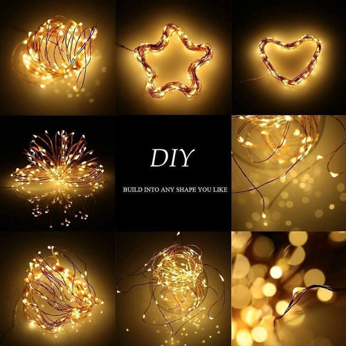 Luces De Hadas Con Pilas Luces Led De Cadena Estrellada 2pcs