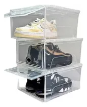 Comprar Cajas Para Zapatillas Pack X3 Hasta T43 Cristal Tapa Frontal