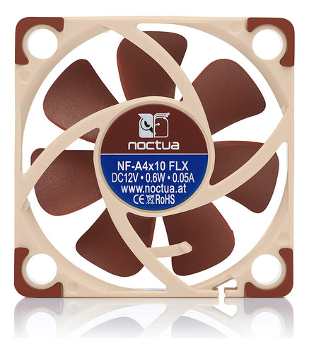 Ventilador Noctua Nf-a4x10 Flx Premium, 3 Pines, 40 X 10 Mm