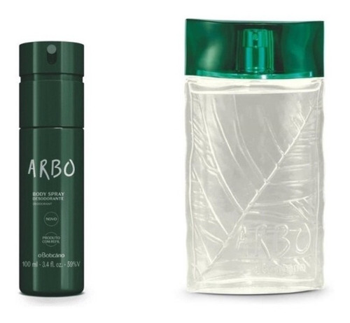 Imagem 4 de 4 de Kit Arbo Colônia + Body Splash Oboticário Masculino