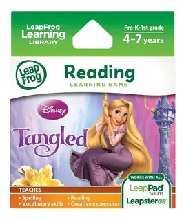 Leapfrog Disney Tangled Learning Game Para Leappad Tablet...