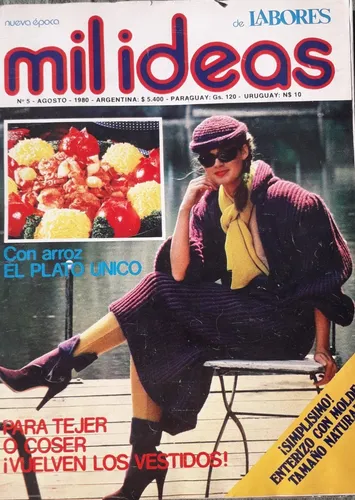 Revista Mil Ideas , Decoracion Y Manualidades NÂș 5 Labores (Usado)