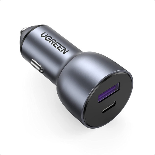 Cargador Dual De Auto Usb C Capacidad De 42,5w. Ugreen