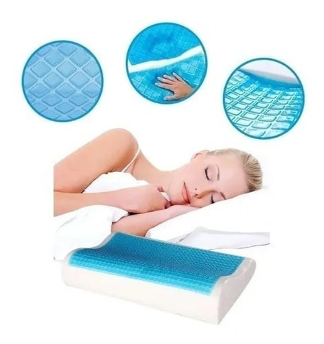 Almohada De Gel Ortopédica Cool Pillow Restform Refrescante