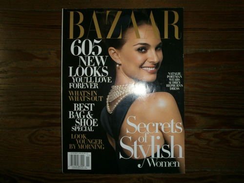 Imagen 1 de 6 de Revista Americana Harper´s Bazaar Nov 2006 Natalie Portman