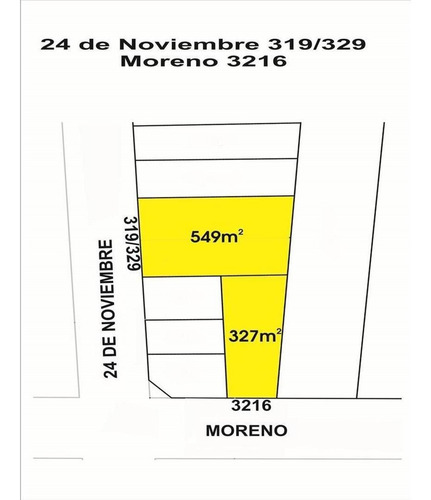 Imagen 5 de 9 de Lote En L - Zona Usaa - 8800m2 Vendibles