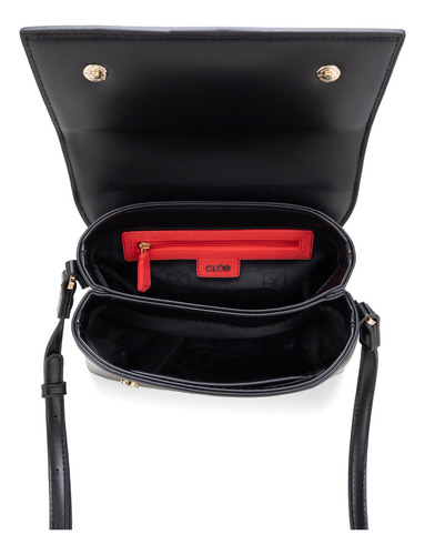 Bolsa Crossbody Cloe Irikme Chico Color Negro
