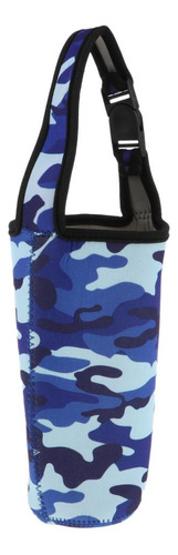 Bolsa De Botella De Agua, Portabotellas Con Correa De Azul