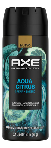 Desodorante Axe en Aerosol Aqua Citrus 150ml