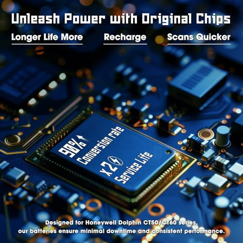 Paquete De Baterías De Repuesto Honeywell Dolphin Ct50/ct60